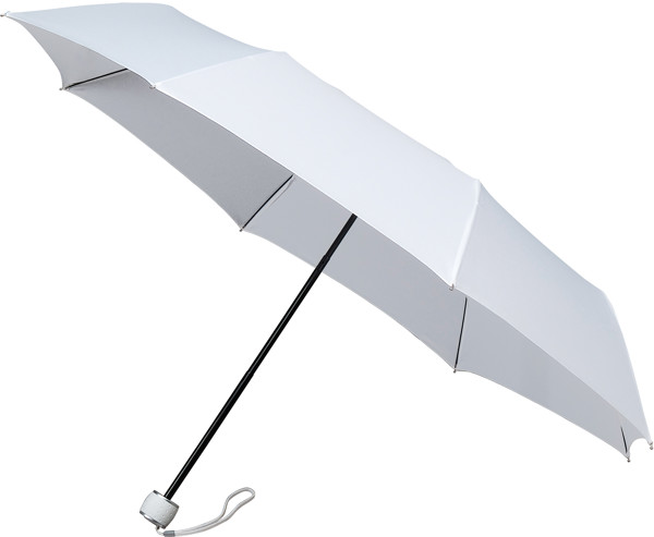 MINIMAX - Parapluie pliant - Manuel - Impermable au vent -  100 cm - Blanc