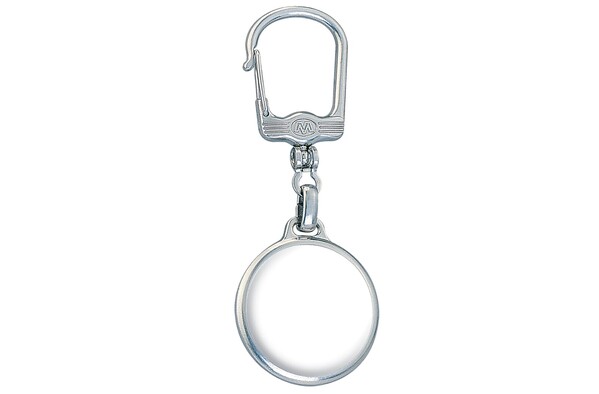 Porte-clés métal rond