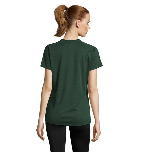 SPORTY T-SHIRT SENHORA 140g Sporty Women - Verde GarrafaS