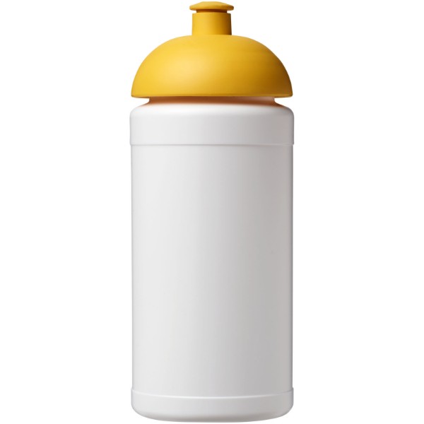 Bidon Baseline® Plus o pojemności 500 ml z wypukłym wieczkiem - Biały / Żółty