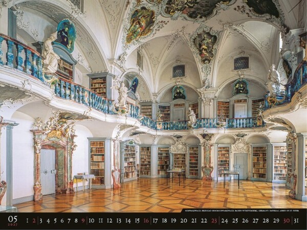 Nástenný Kalendár Bibliotheca 2027