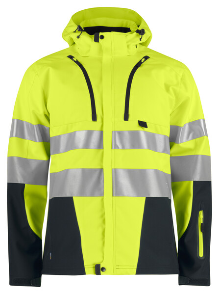6419 Shell Jacket HV Yellow/Black L