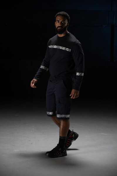 7002 T-SHIRT L.S PGL Grey/Black L