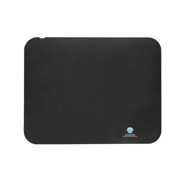 Swiss peak RCS recycled PU 15W 3 in 1 charging mousepad