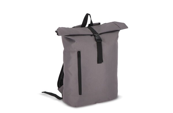 R-PET 600D Rolltop-rygsæk 20L - Grå