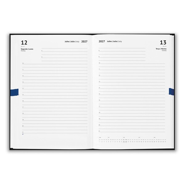 BRECHT A5. A5 diary in 100% recycled paper with a matte finish - Red