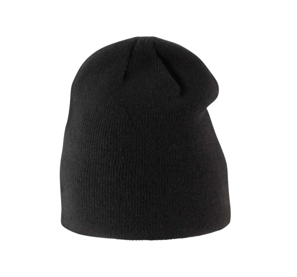 Knitted Kids' Beanie - Black