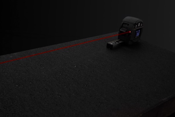 Gear X målebånd 5M, med 30M laser, sort
