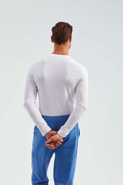'Unstoppable' Men’S Fresh Underscrub Baselayer - White / S