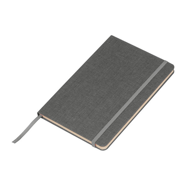 Lined A5 RPET Notebook Algiers - Grey