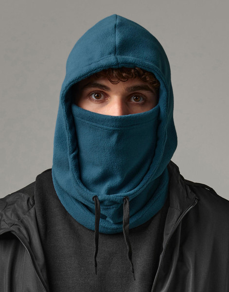 Recycled Fleece Hood - Black / ONE SIZE