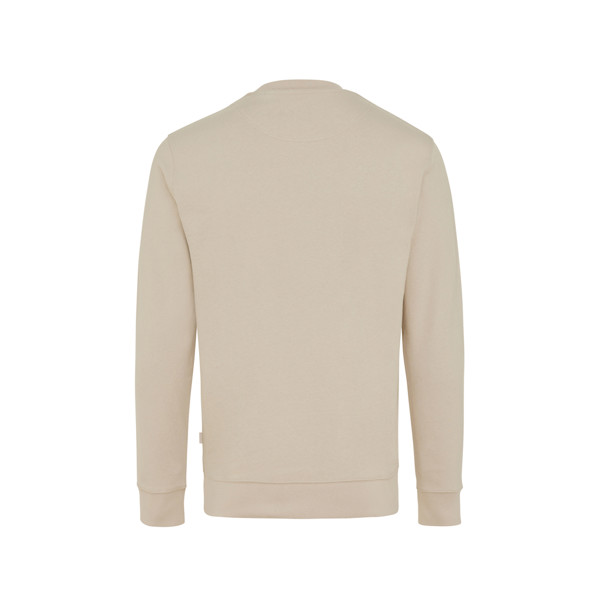 Sweater à col rond en coton recyclé Iqoniq Zion - Desert / XS