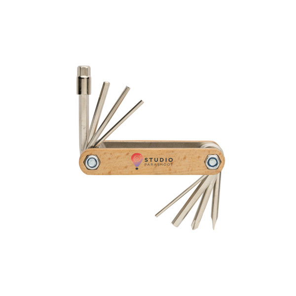 Xd Collection beech wood hex tool, 9 functions