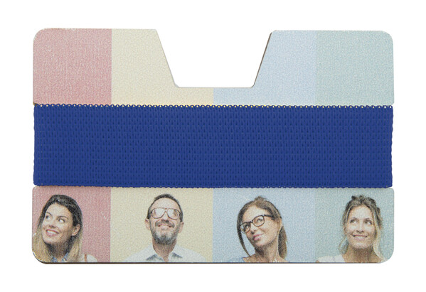 Porte-Cartes StriCard - Bleu / Blanc