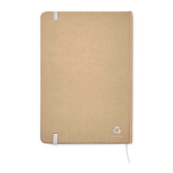 A5 recycled notebook 80 lined Everwrite - White