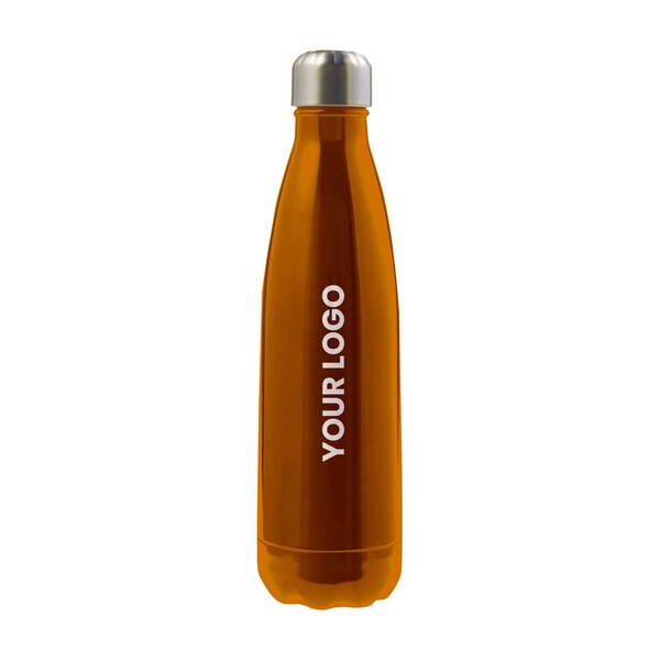 Garrafa de parede dupla Lombok | 500 ml - cor-de-laranja