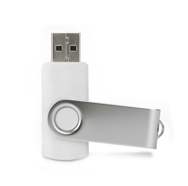 USB flash drive TWISTER 16 GB - white