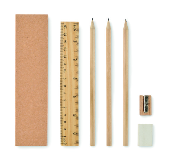 Set d'écriture boîte en papier Stox
