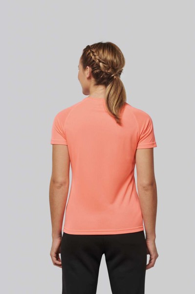 Ladies' Short-Sleeved Sports T-Shirt - White / M