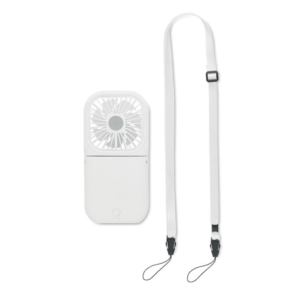 Standfan foldable desk fan, 3000 mAh power bank