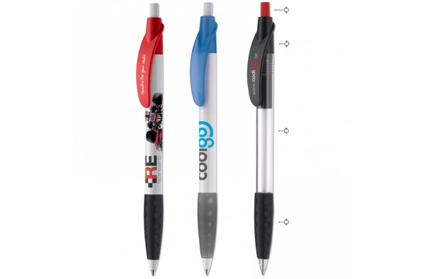 Cosmo ball pen combi rubber grip