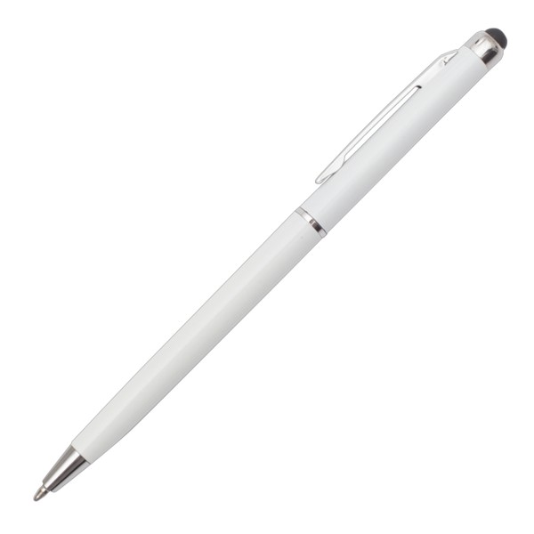 Touch Point plastic ballpen - White
