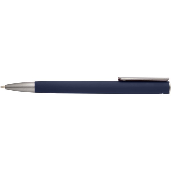 Stylo bille Ziguur en aluminium recyclé (encre bleue) - Marine