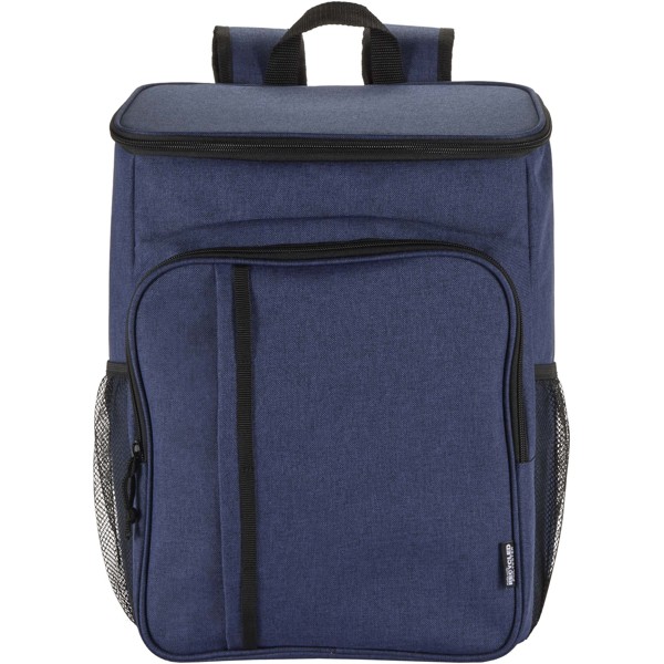 Sac à dos isotherme 20 L Tundra recyclé et certifié GRS pour pique-nique avec ensemble de couverts - Bleu cobalt