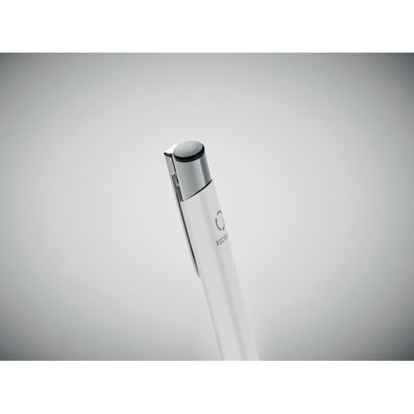 Recycled aluminium ball pen Bern Ra - White