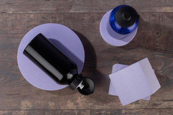 Aluminium bottle ESPO 500 ml - black