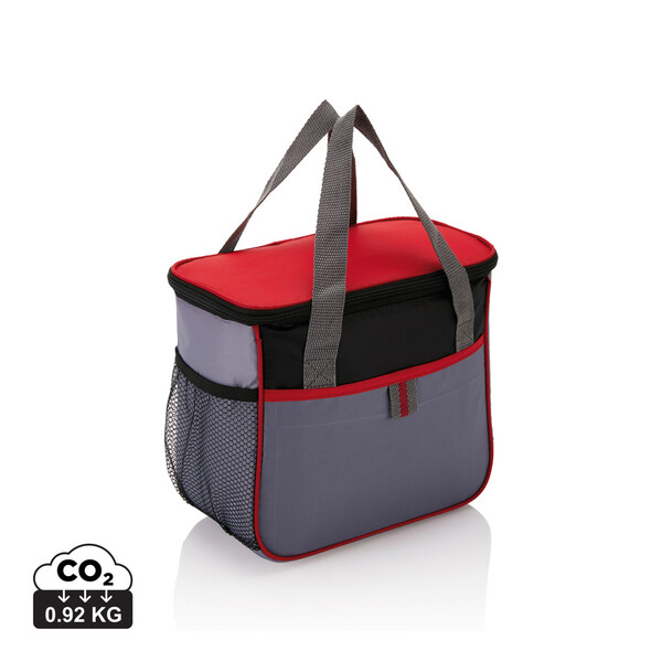 Hladilna torba Xd Collection, 210D poliester, 6L - Rdeča / siva