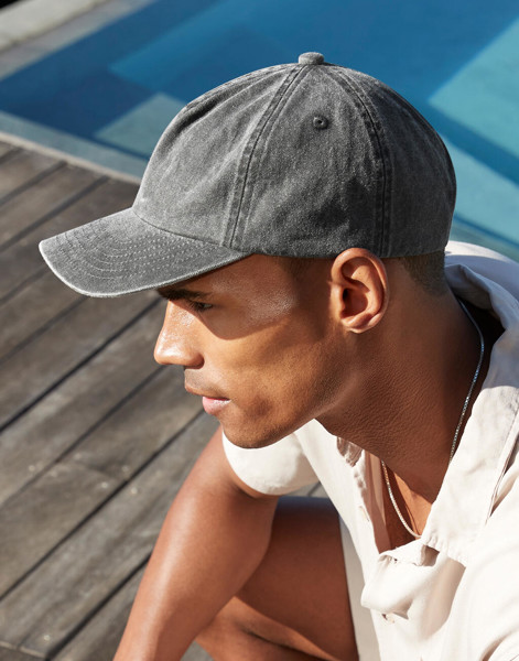 Relaxed 5 Panel Vintage Cap - Vintage Black / ONE SIZE