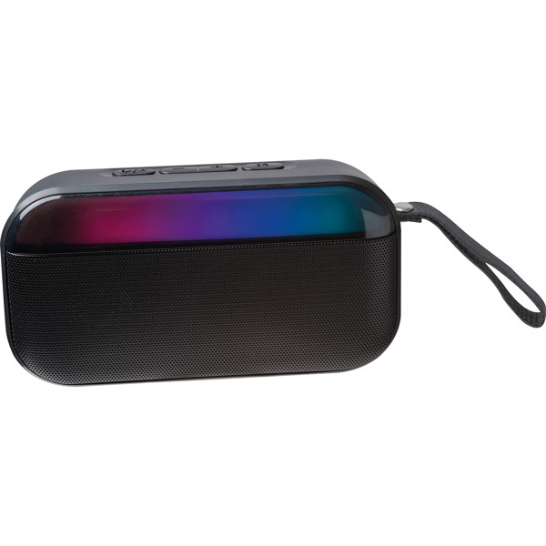 Speaker with LED light MIRELA - Black
