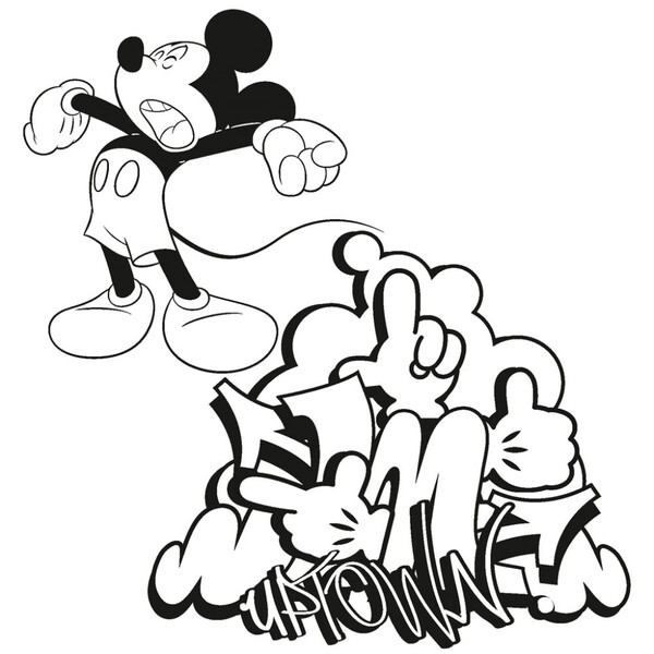 Poznámkový Kalendár Mickey Mouse – Diy: Maľovankový Kalendár, 30 x 30 cm