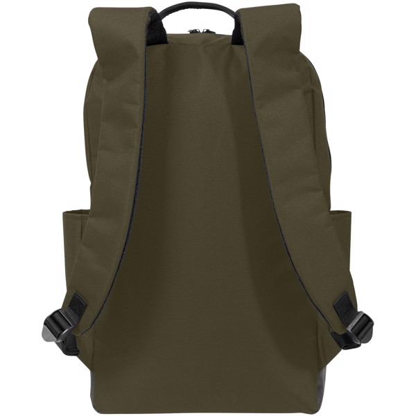 Compu 15.6" laptop backpack 14L - Olive / Solid Black