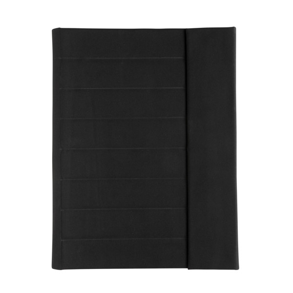 Impact Aware A4 portfolio, recycled polyester - Black