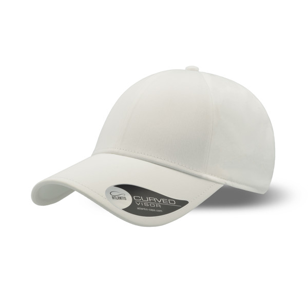 Boné Bond S, 97% Poliéster Reciclado, 3% Elastano - Branco