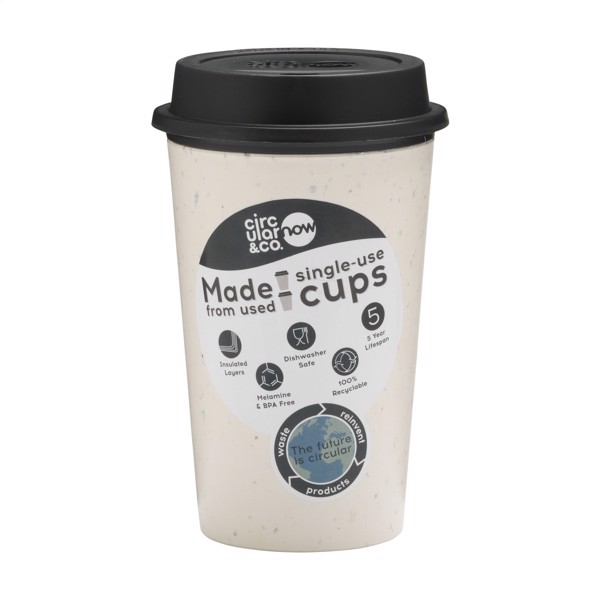 Circular&Co Recycled Now Cup 340 ml coffee cup - Black