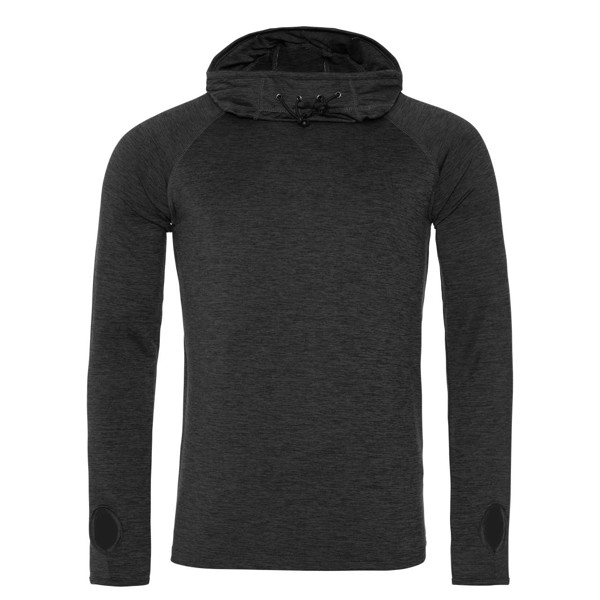 Muški cool top s ovratnikom - Crna Slate Melanž / XL