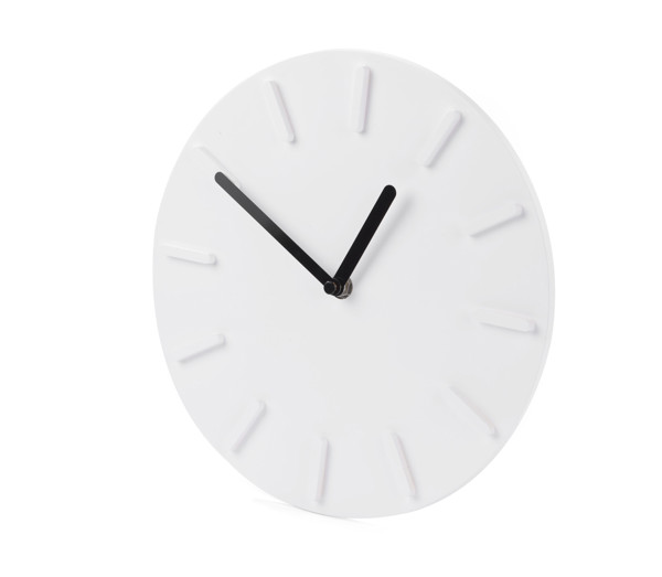 Wall clock LUCIA - white