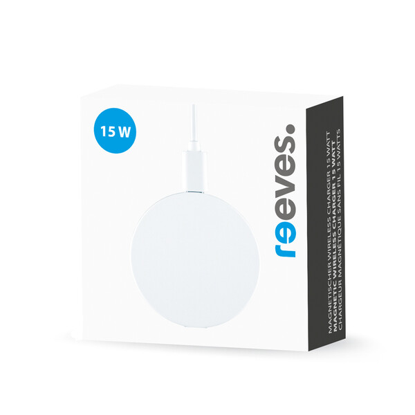 Chargeur sans fil magnétique GUYNOM - blanc
