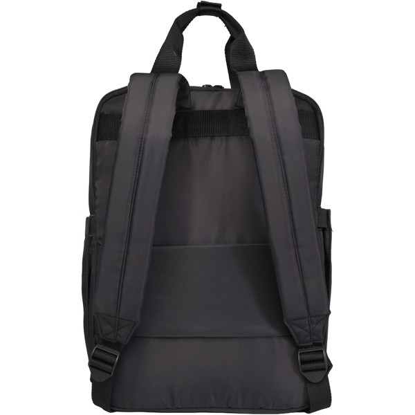 Sac à dos de voyage pour ordinateur portable Trip 14” Aware™ de 9 L en matériaux recyclés - Noir