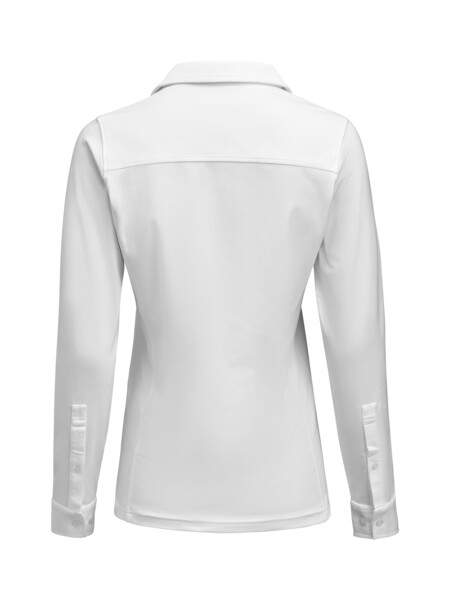 Harvest Am Supreme Polo L/S Woman White XS