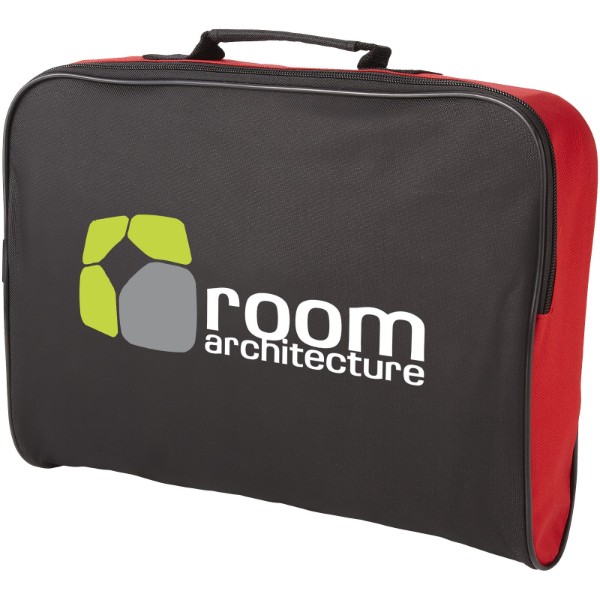 Florida conference bag 7L - Solid Black / Red