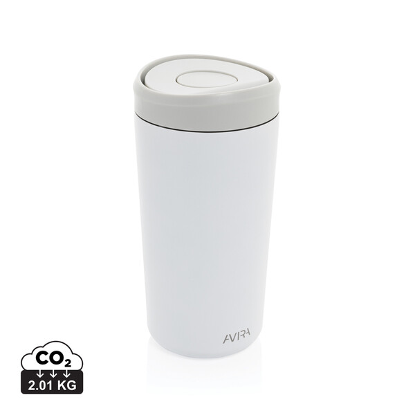 Kozarec Avira Alix, reciklirano jeklo, 400 ml - Bela