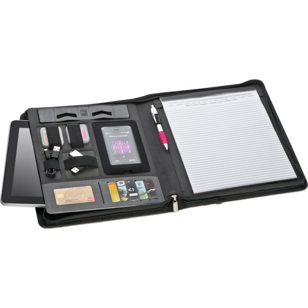 A4 folder JOCELYN - Silvergrey