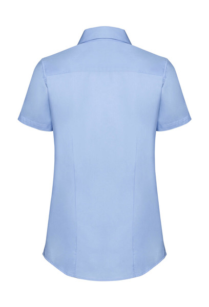 Ladies' Tailored Coolmax® Shirt - White / 4XL