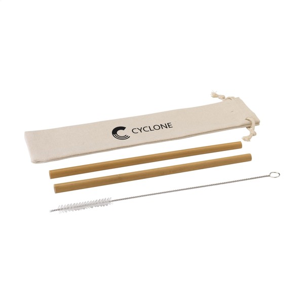 ECO Bamboe Straw Set  pailles en bambou