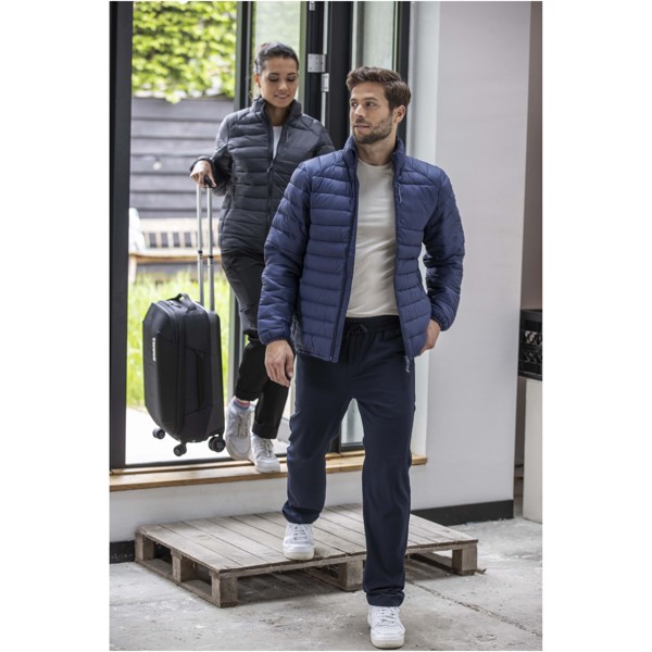 Chaqueta aislante de material reciclado para hombre "Athenas" - Gris tormenta / 3XL