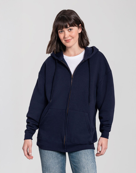 Iconic Premium Hooded Sweat Jacket - Deep Navy / 3XL